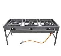 3-burner Folding Boiling Table